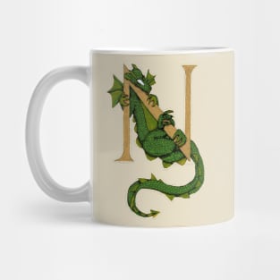 Green Dragon Letter N 2023 Mug